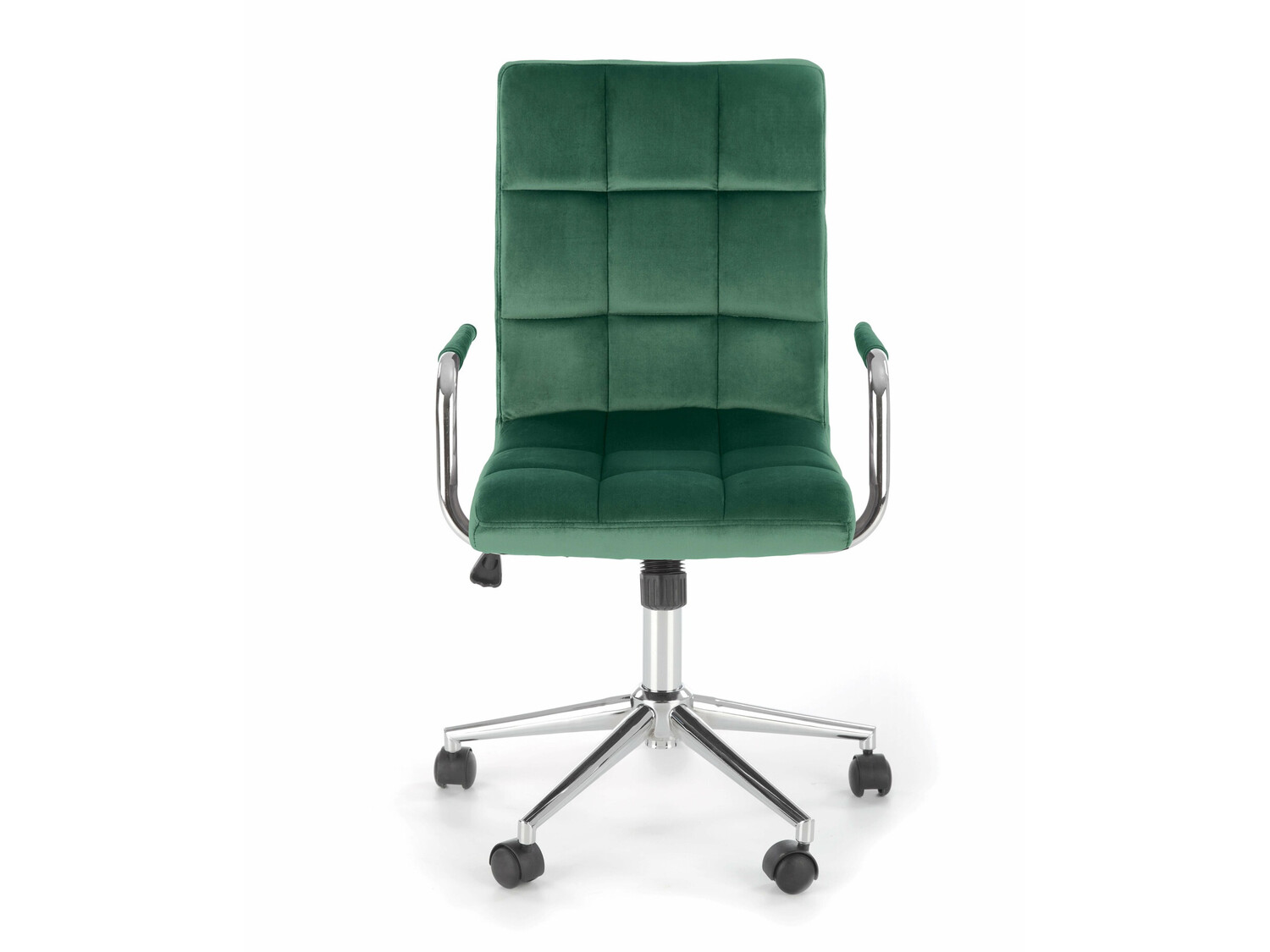 Bureaustoel Houston 1198 (Donkergroen + Zilver)
