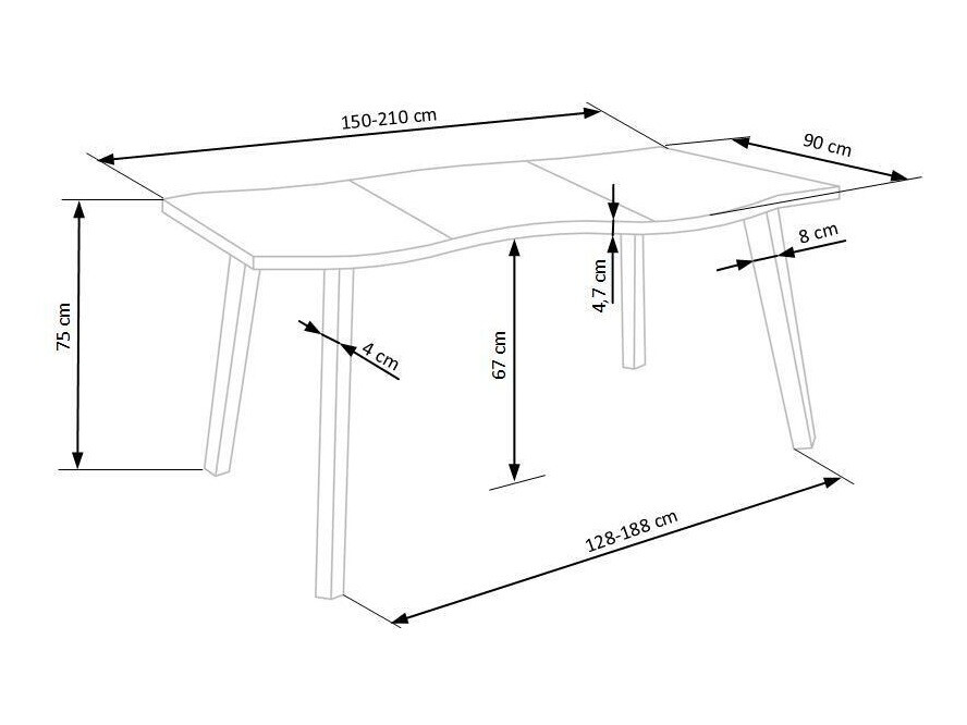 Eetkamerset Houston Lector