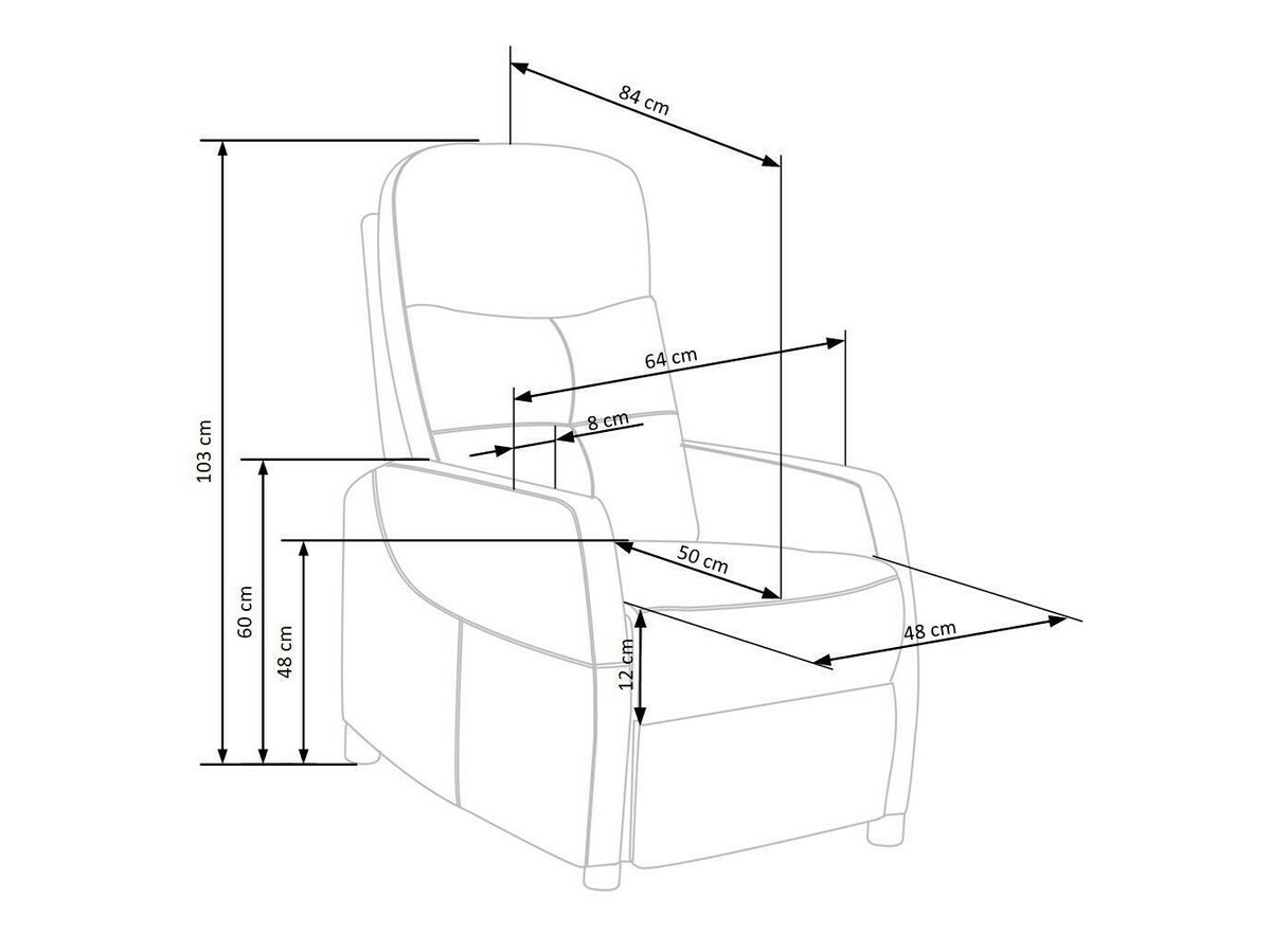 Relaxfauteuil Houston 992 (Donkergeel)