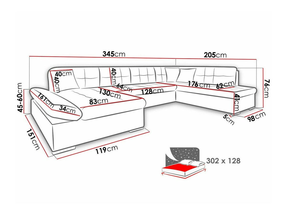 Hoekbank Comfivo 150 (Poso 01)