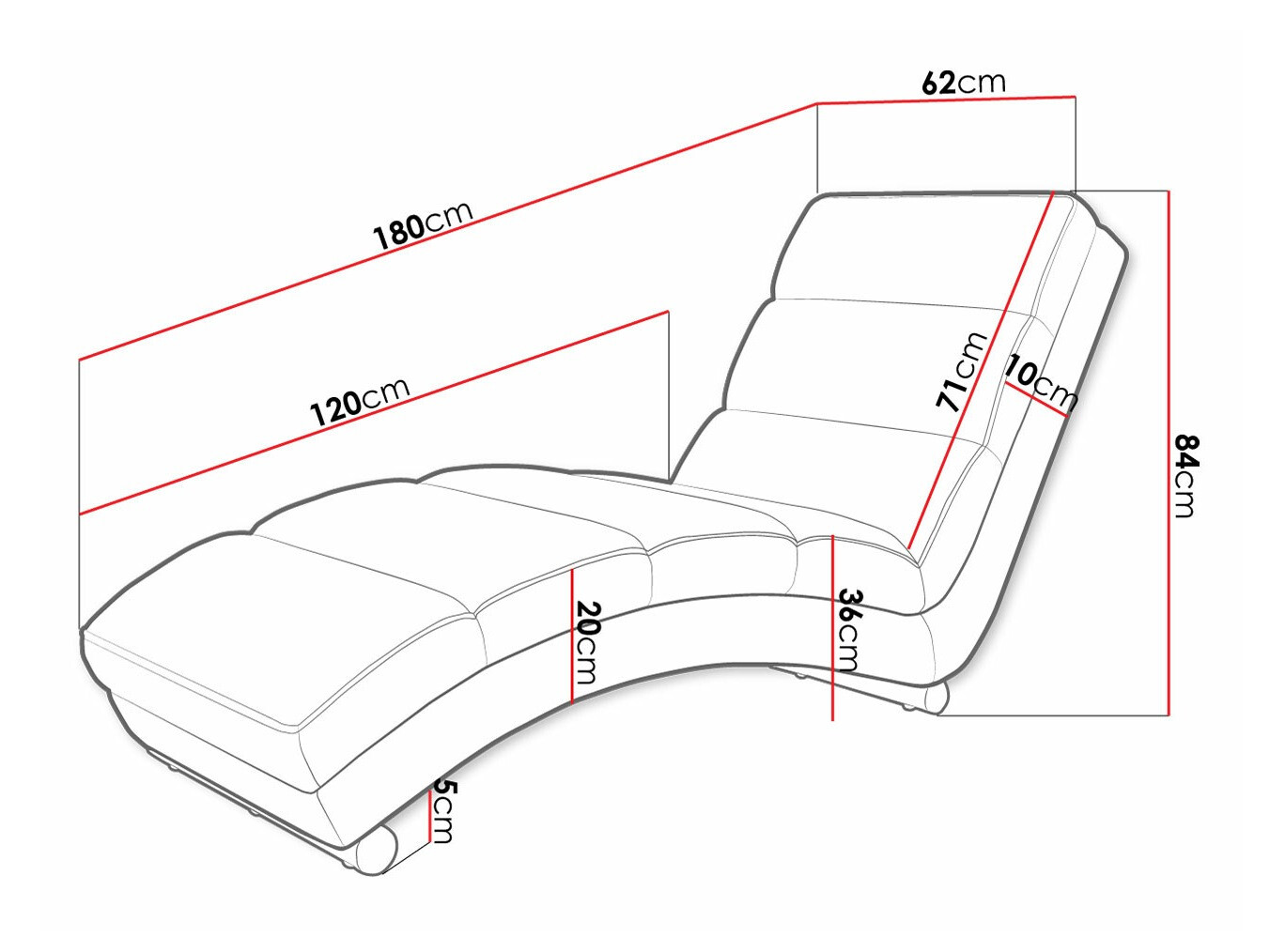 Ligfauteuil Comfivo 109 (Poso 01 + Kronos 01)
