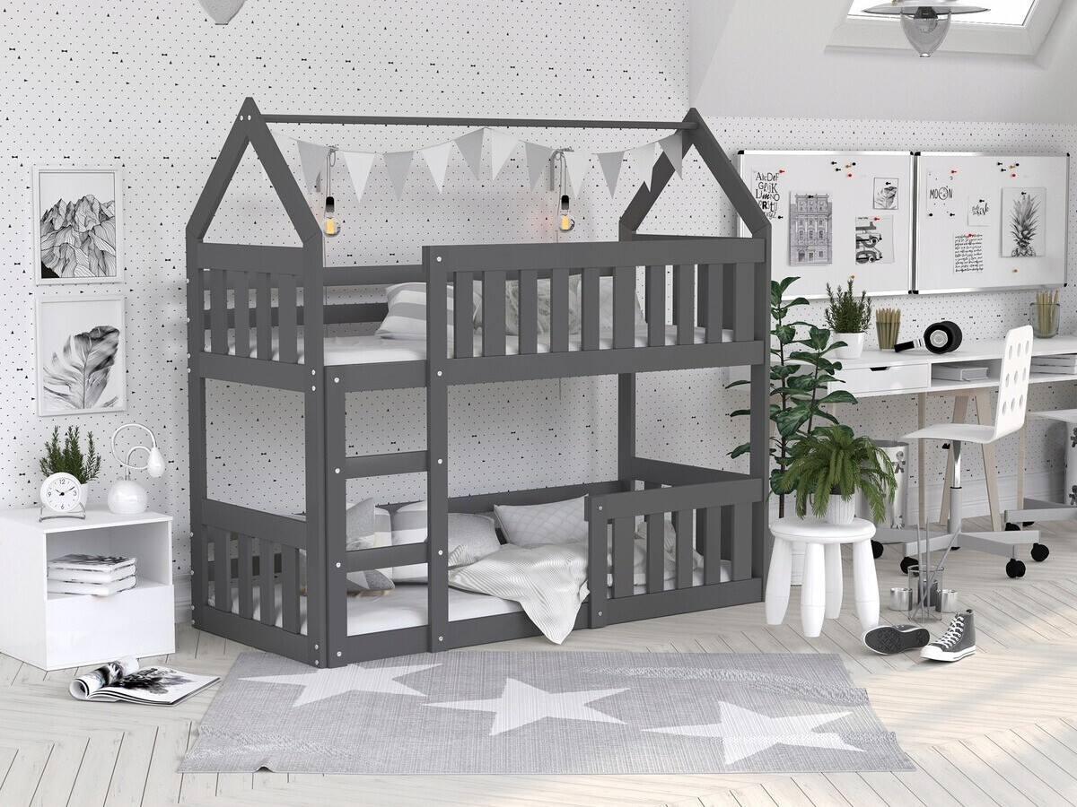 Stapelbed Aurora 175 (Grijs)