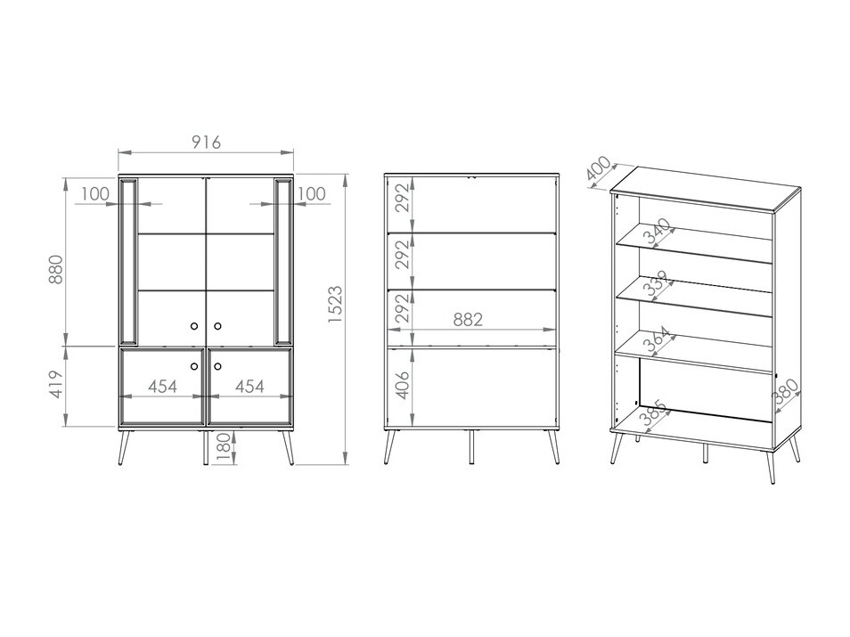 Boekenkast Elbrevi 102