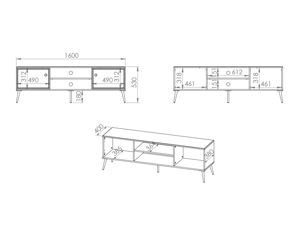 TV-meubel Elbrevi 105