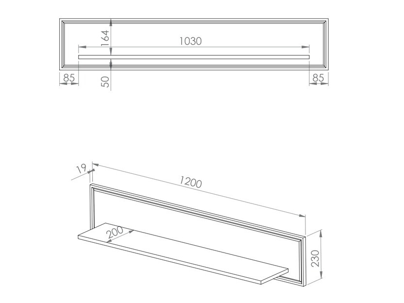 Wandplank Elbrevi 108