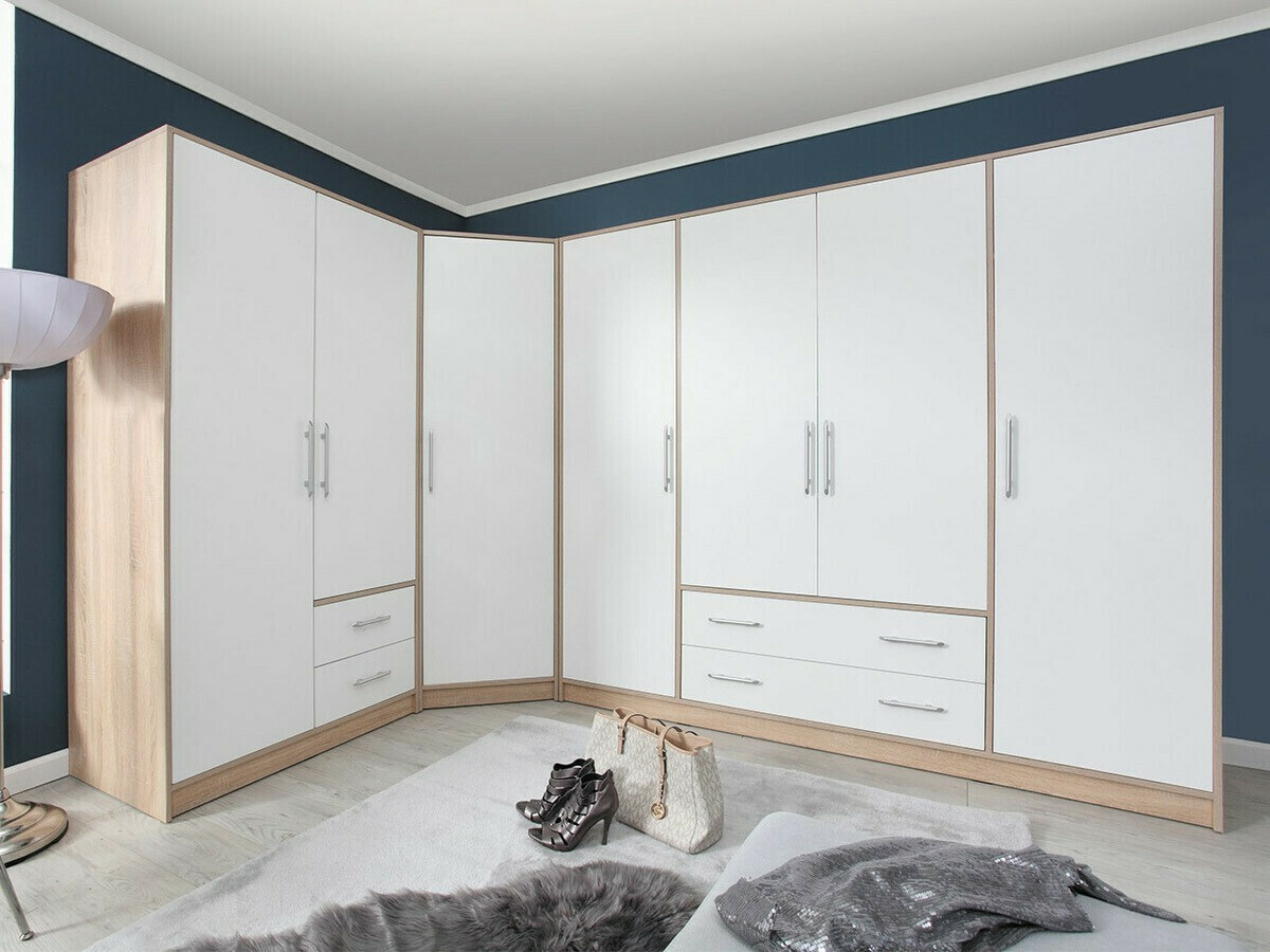 Boekenkast Cavmero 107 (Sonoma eik + Wit)