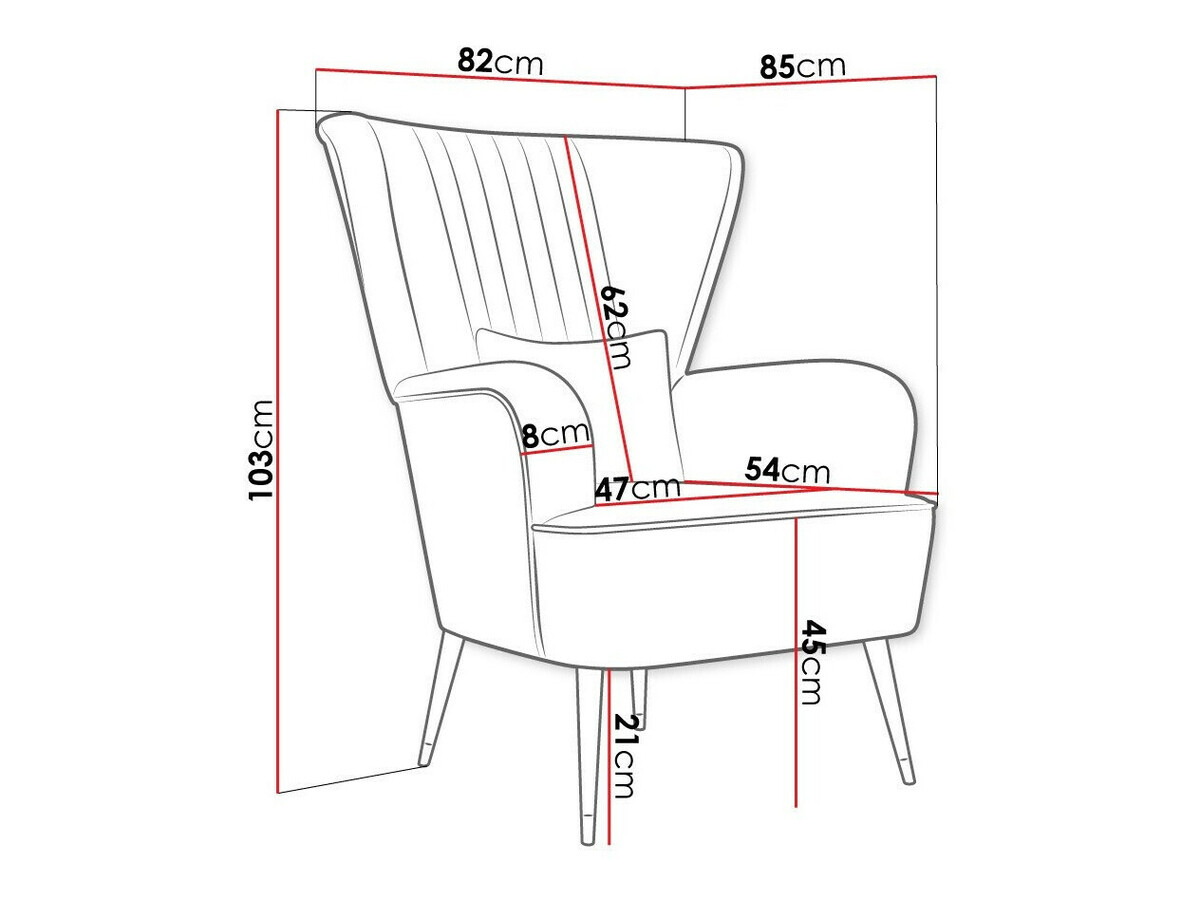 Fauteuil Orem 111 (Magic Velvet 2234)
