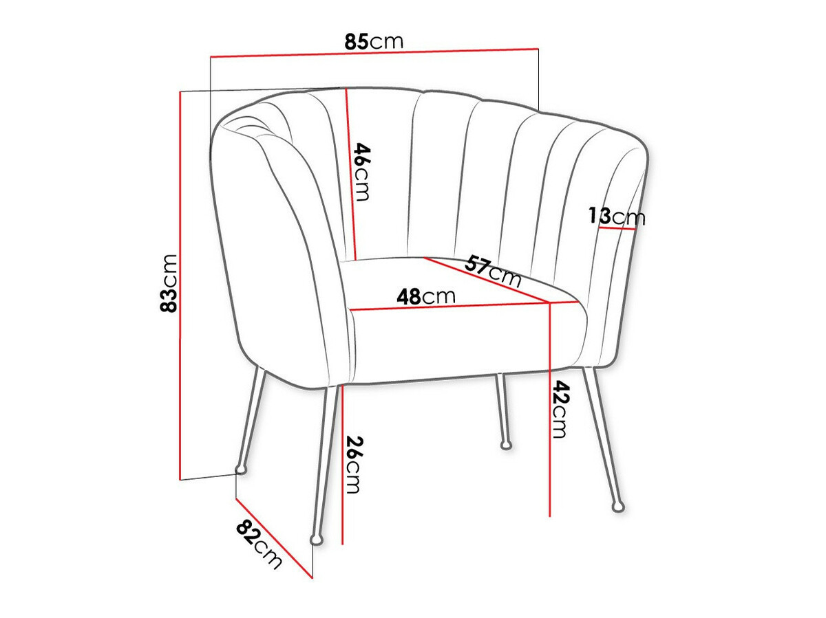 Fauteuil Orem 112 (Magic Velvet 2219)