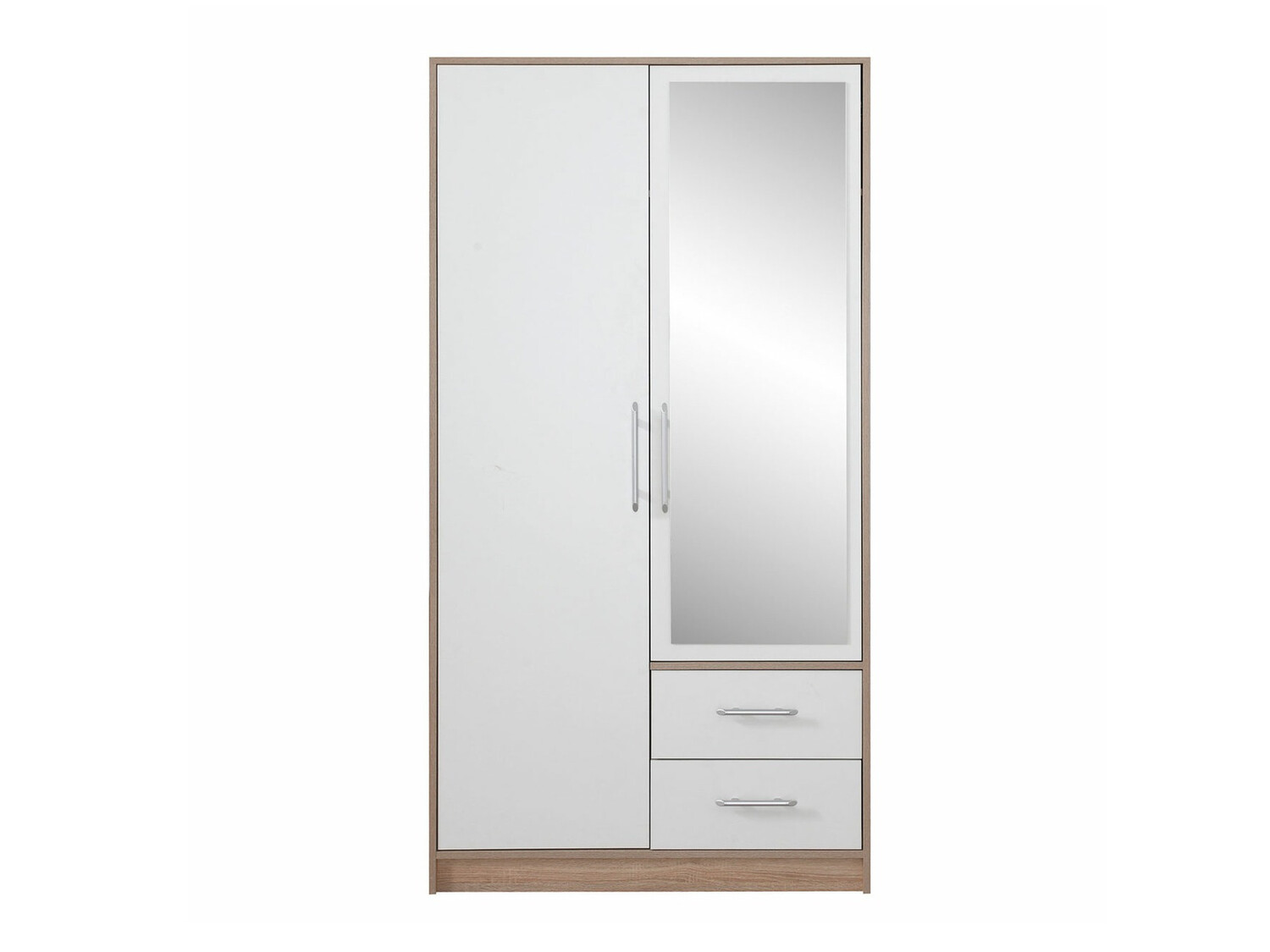 Kledingkast Cavmero 104 (Sonoma eik + Wit)