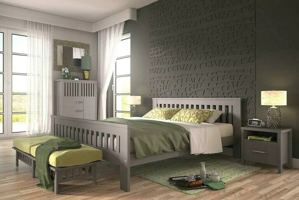 Nachtkastje Ogden 161 (Antraciet)