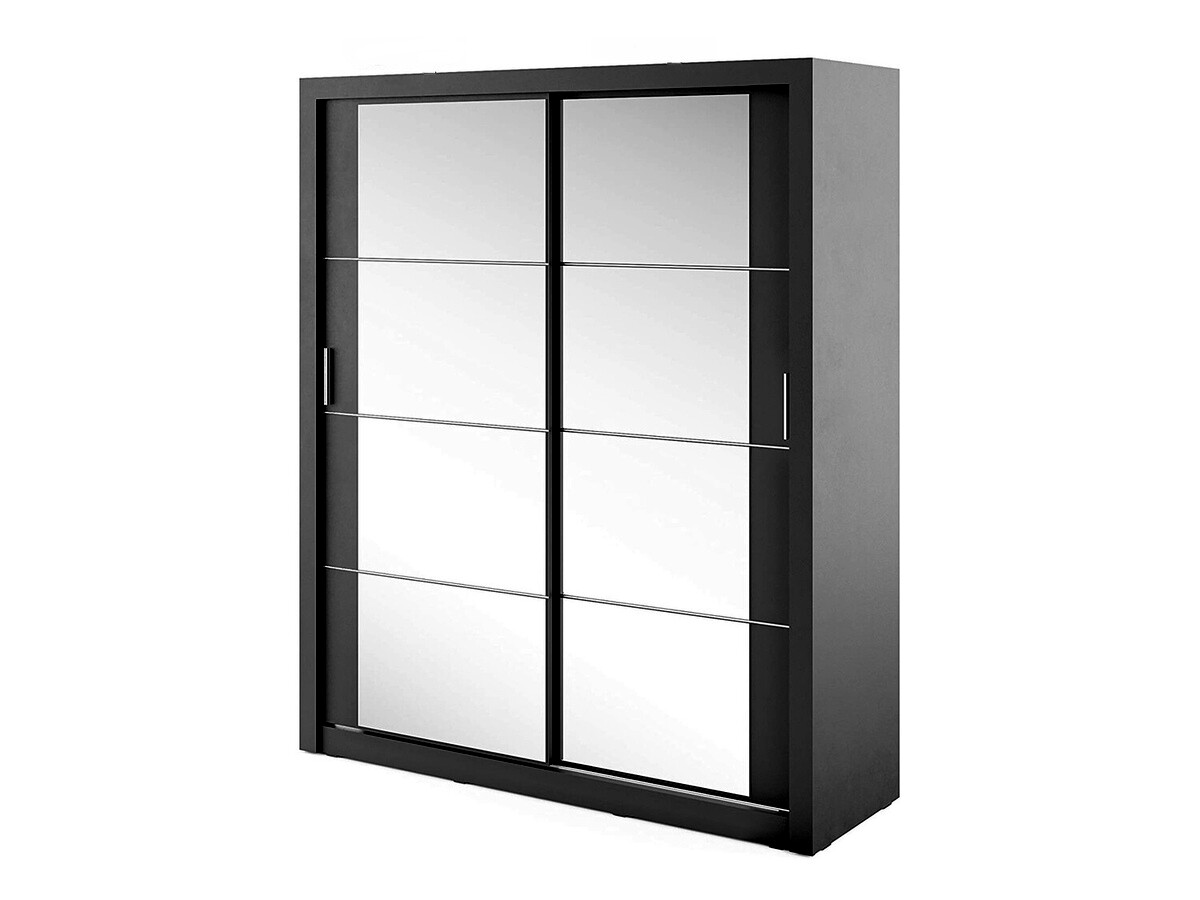 Kledingkast Fresno 102 (Zwart)