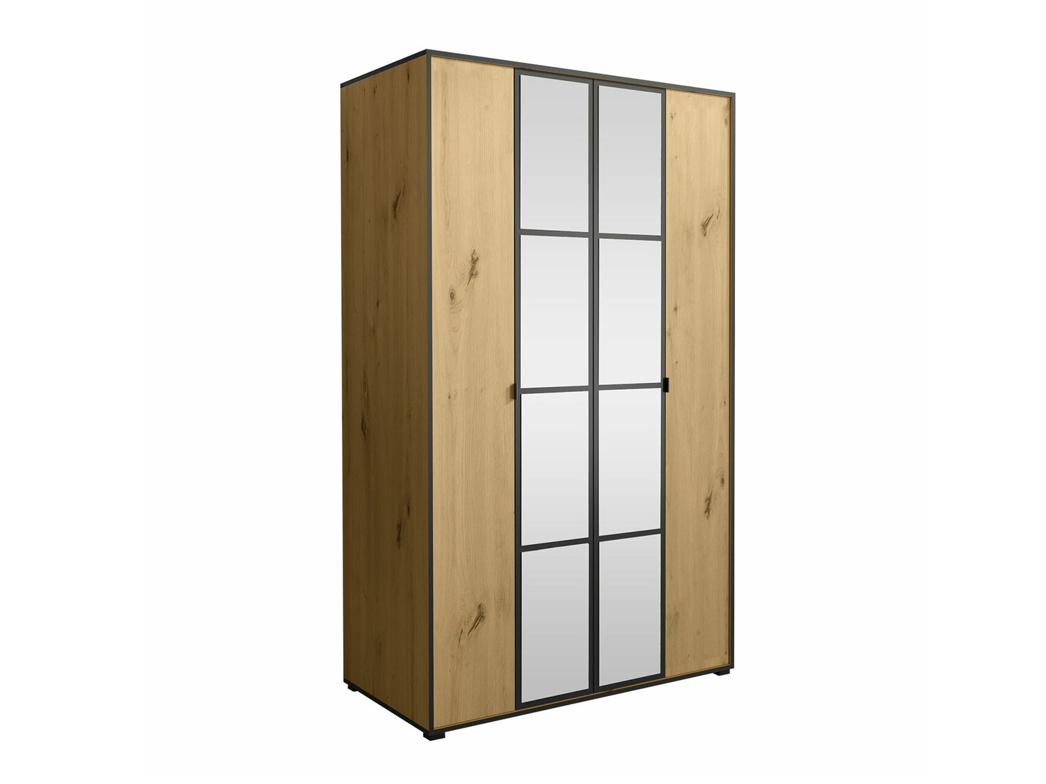 Kledingkast Toledo 117 (Artisan eiken + Zwart)