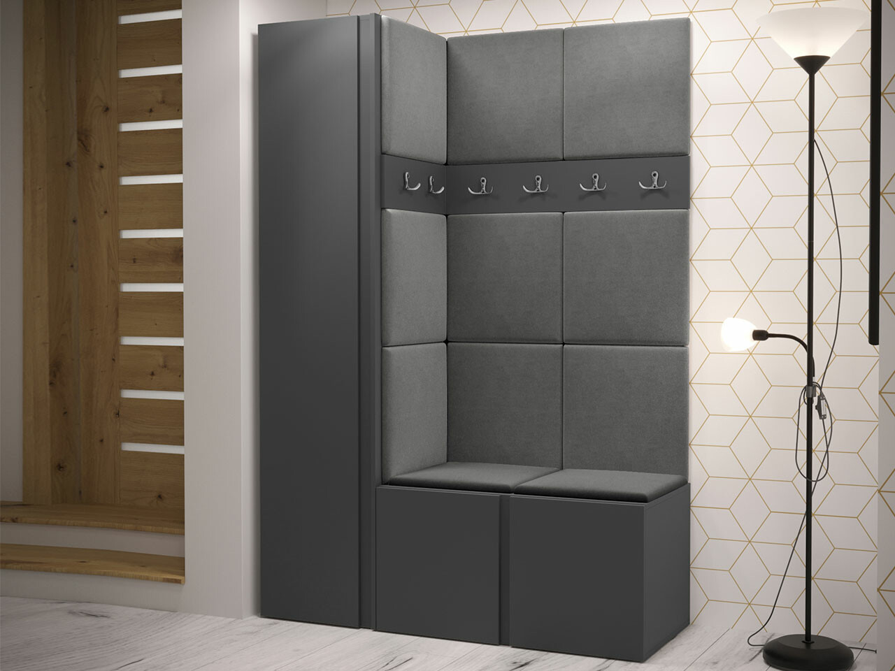 Gangmeubelset Hartford 471 (Grafiet)