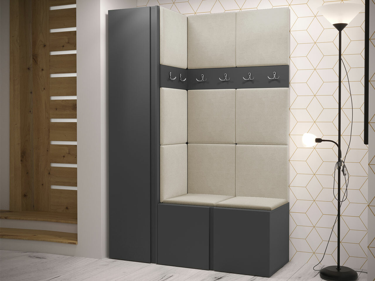 Gangmeubelset Hartford 471 (Grafiet)