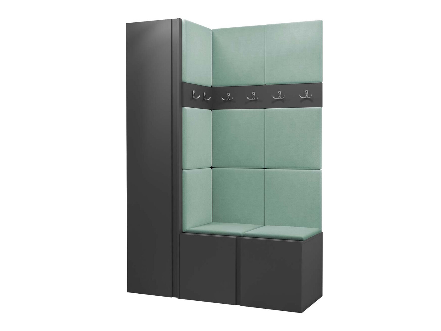 Gangmeubelset Pinis IX (Grafiet)