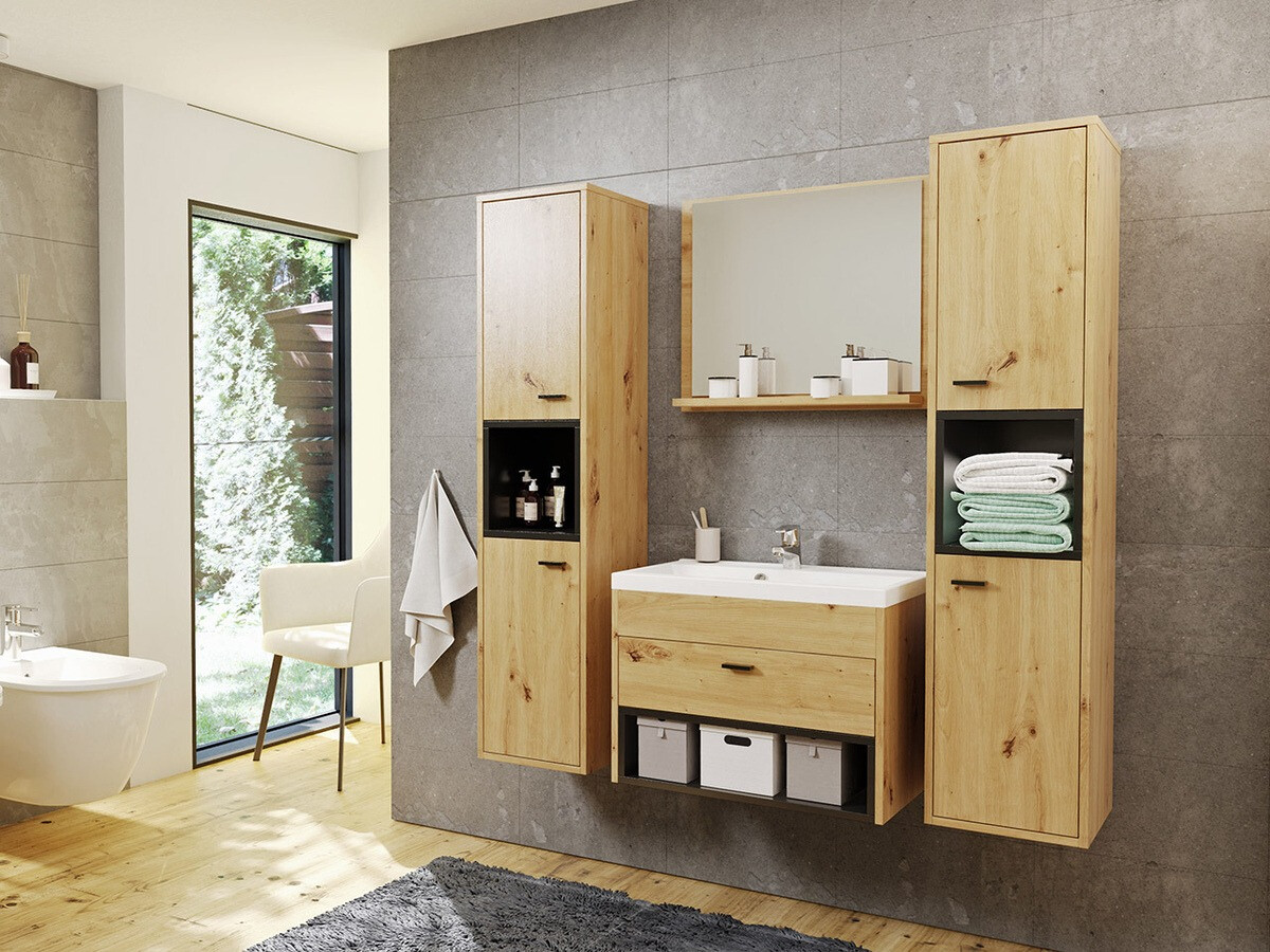 Badkamer spiegel Baltesi 119 (Artisan eiken)