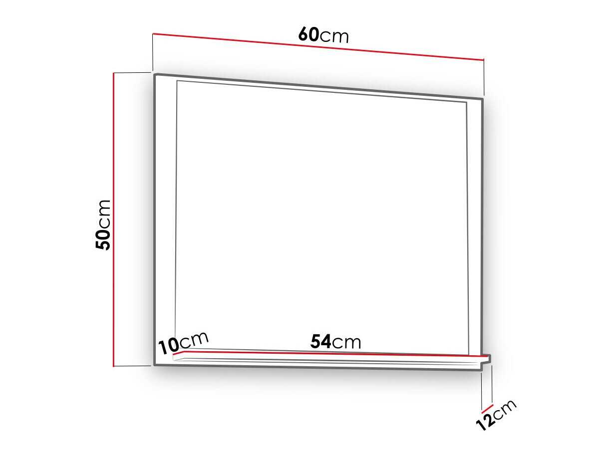 Badkamer spiegel Velum (Artisan eiken)