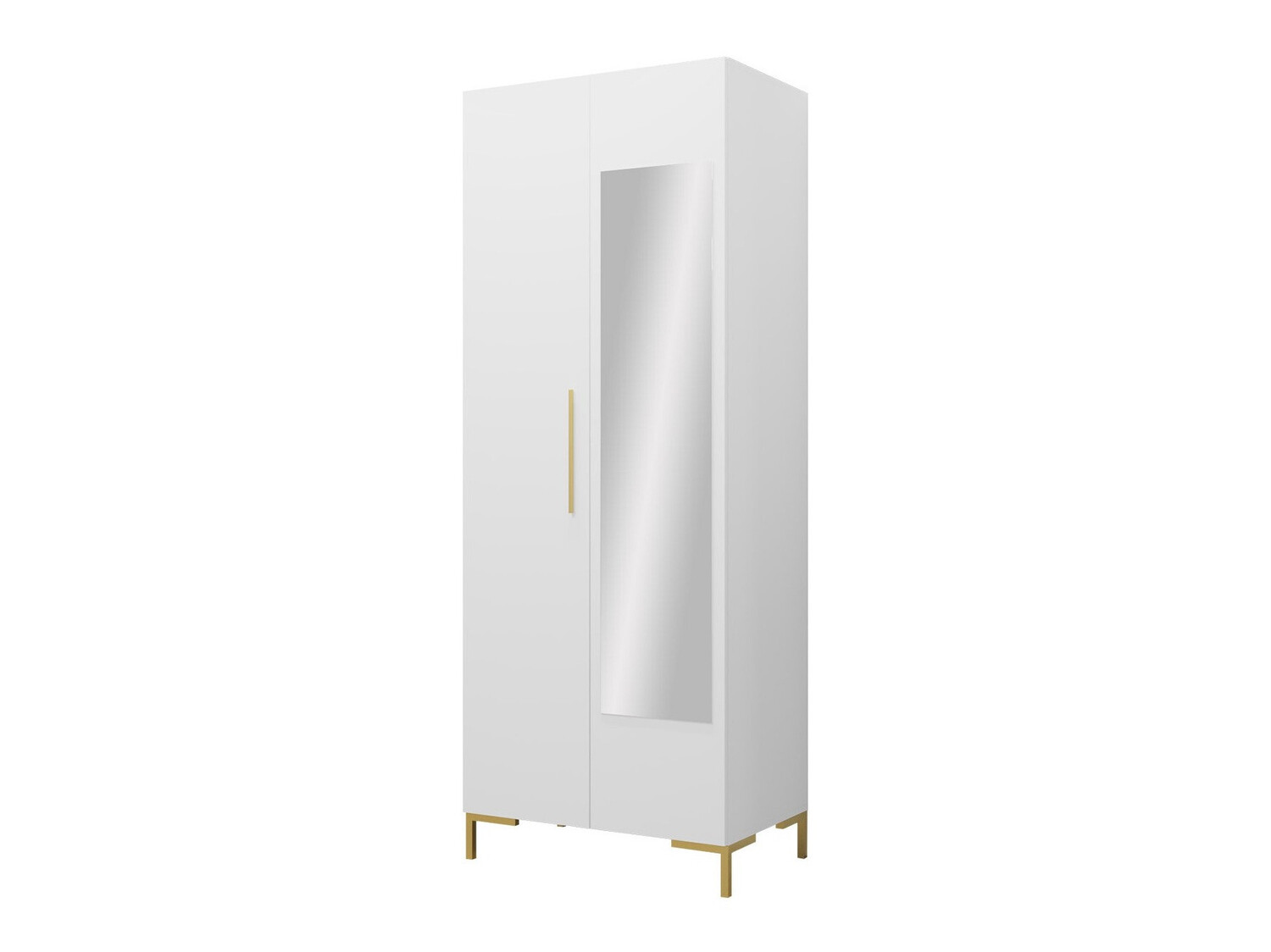 Kledingkast Nomal I (Wit + Gouden)