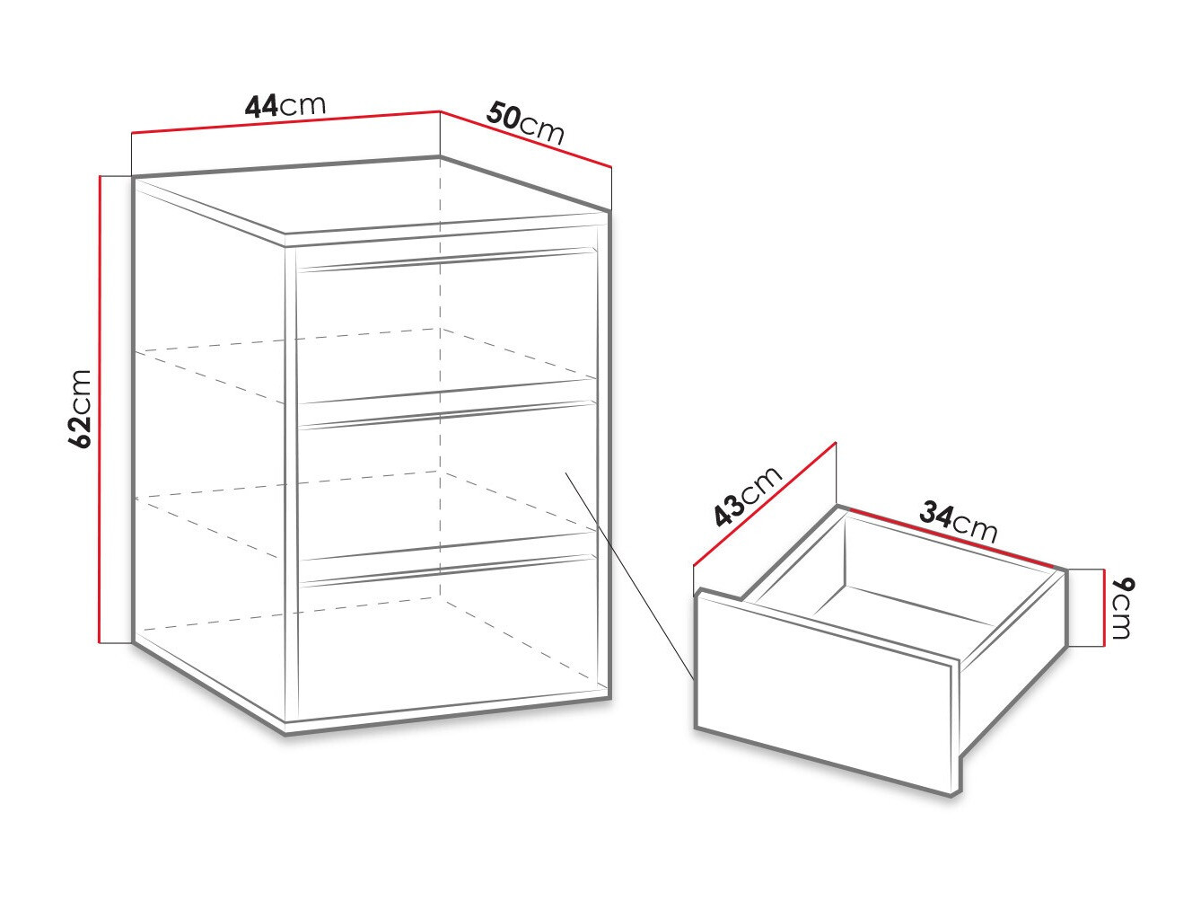 Ladeblok Catromi 124 (Wit)