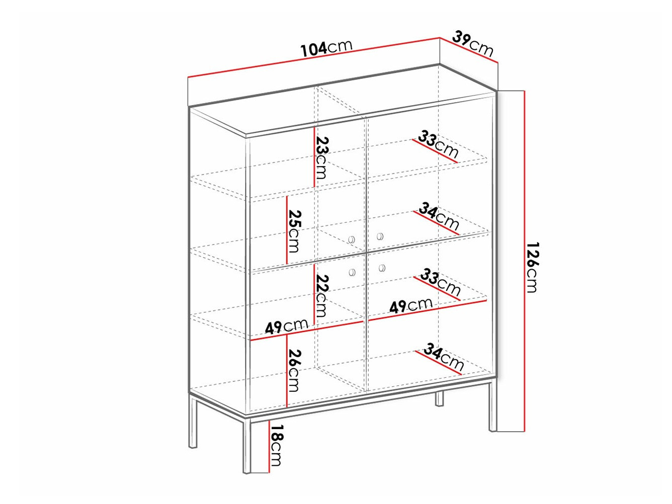 Dressoir Romveri 102 (Beige)