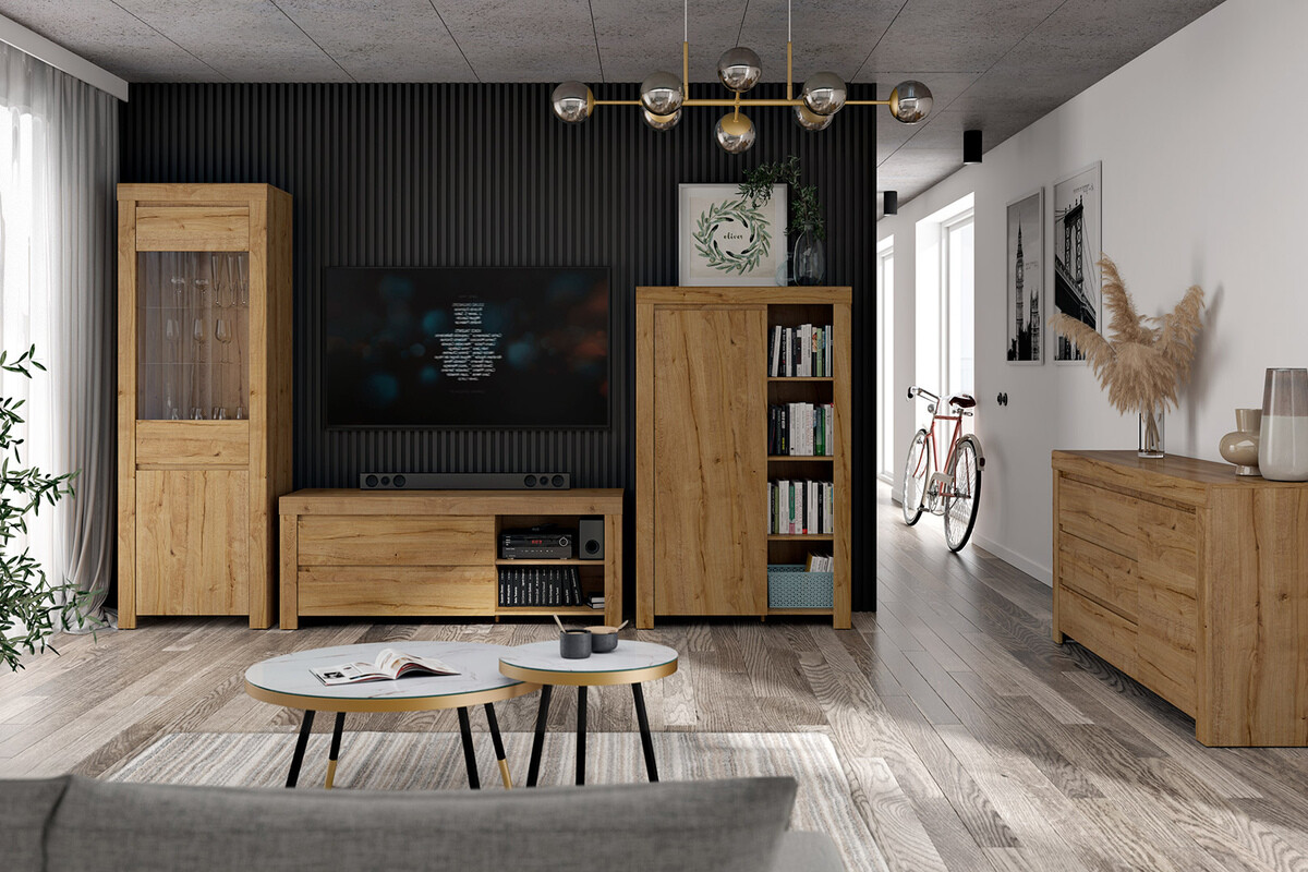 Boekenkast Sonsoru 104 (Eiken)