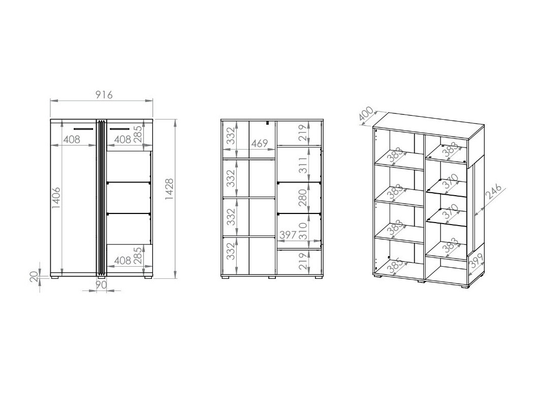 Boekenkast Venleva 102