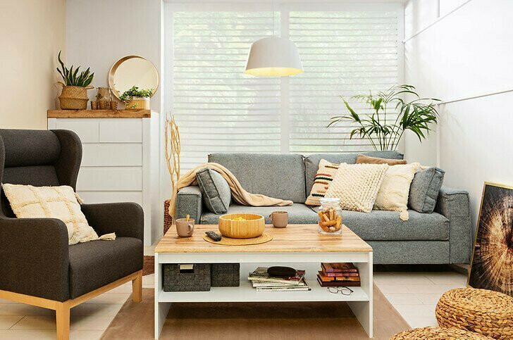 Salontafel Sonsoru 122 (Wit + Wotan eik)