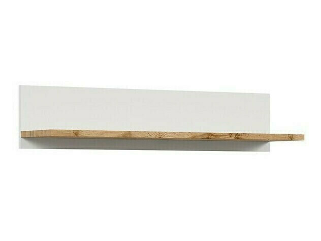 Wandplank Sonsoru 102 (Wit + Wotan eik)