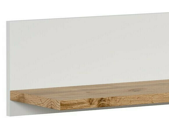 Wandplank Sonsoru 102 (Wit + Wotan eik)