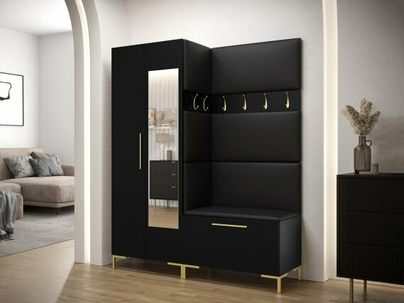 Schoenenkast Nomal (Zwart + Gouden)