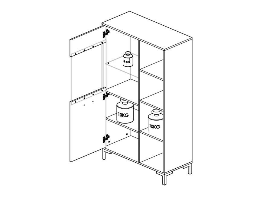 Boekenkast Larnolo 116