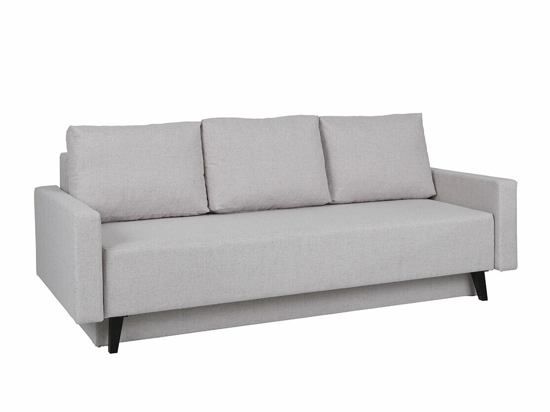 Slaapbank Delbene 129 (Aura 23 + Glanzend zwart)