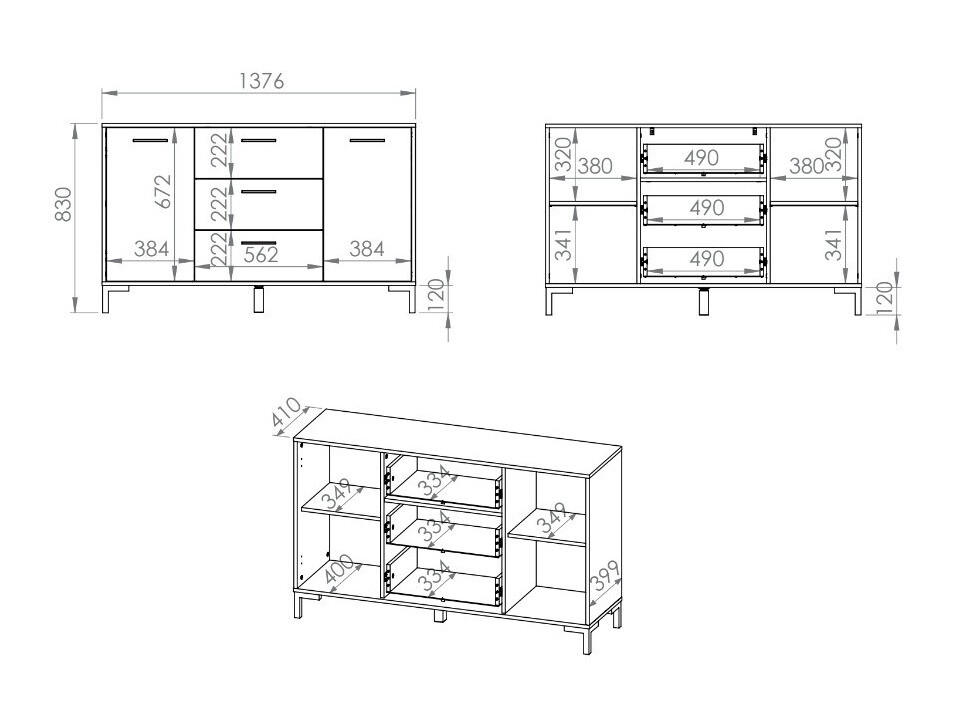 Ladekast Larnolo 120