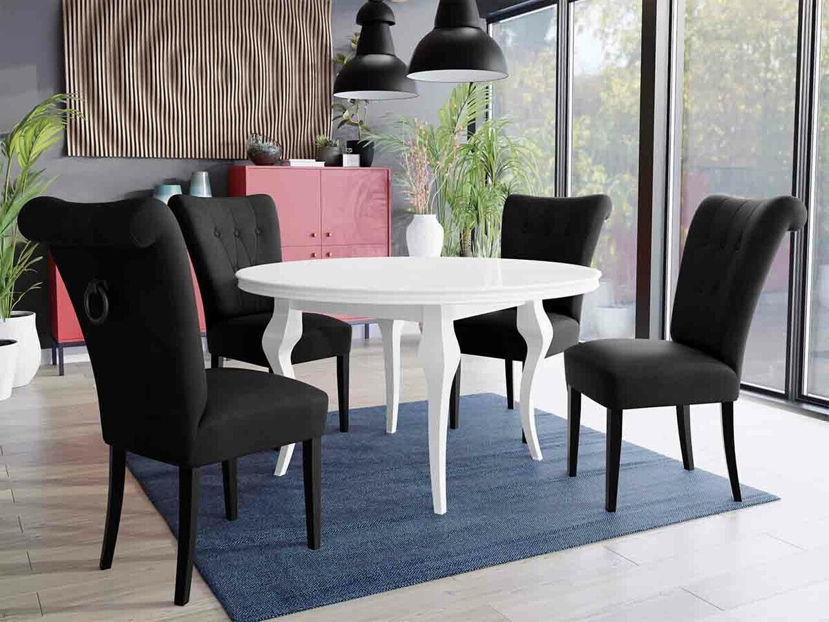 Stoel Racine 107 (Zwart)