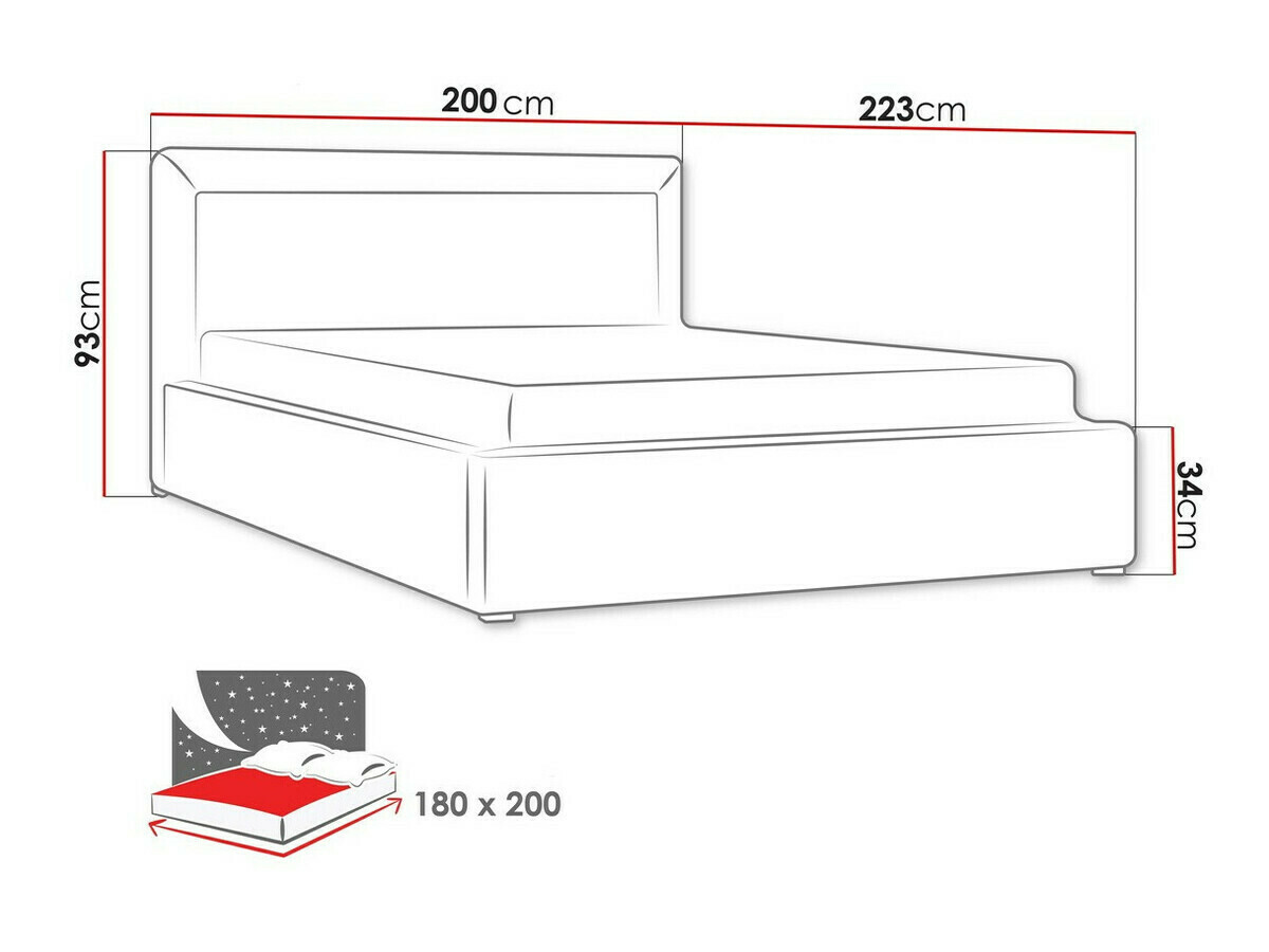 Bed Pomona 100 (Malmo 13 380)