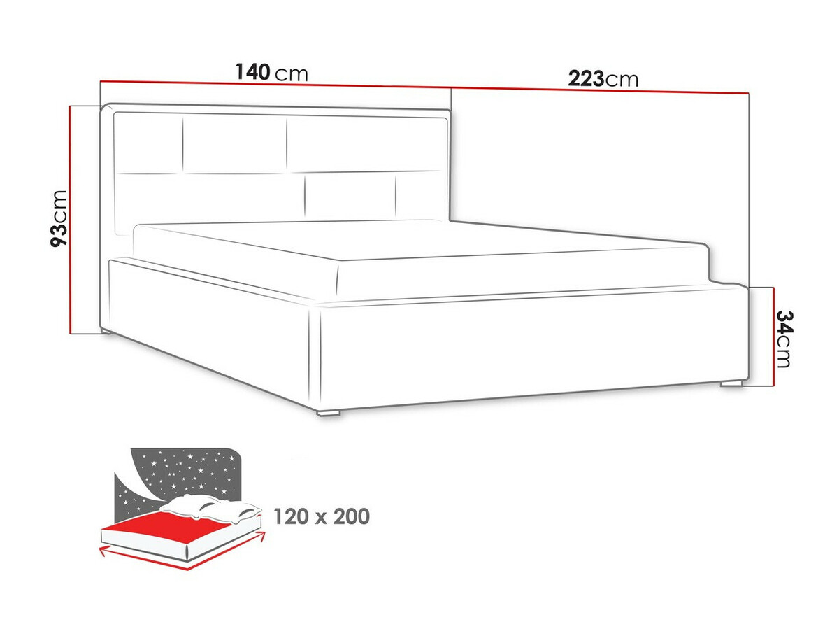 Bed Pomona 104 (Victoria 14 865)
