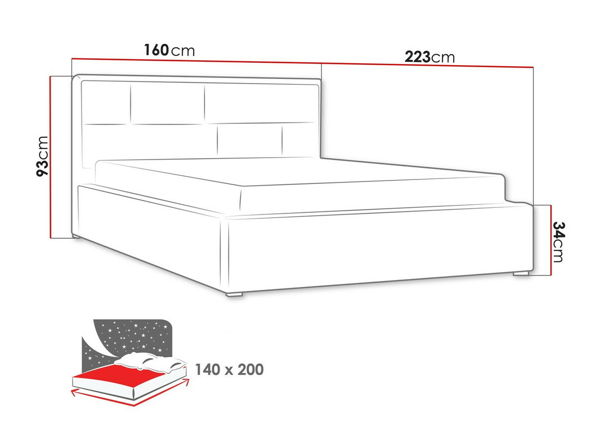 Bed Pomona 104 (Victoria 14 869)