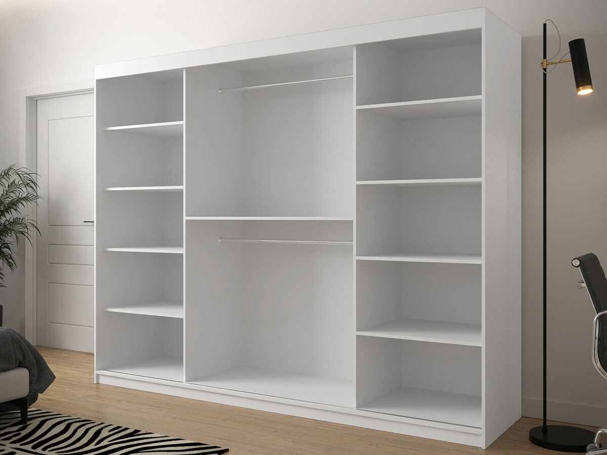 Kledingkast Hartford 316 (Zwart + Artisan eiken)