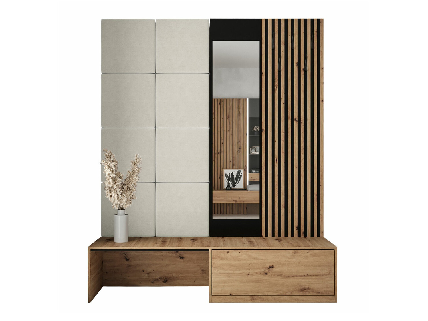 Gangmeubelset Fabor (Artisan eiken + Manila 02)