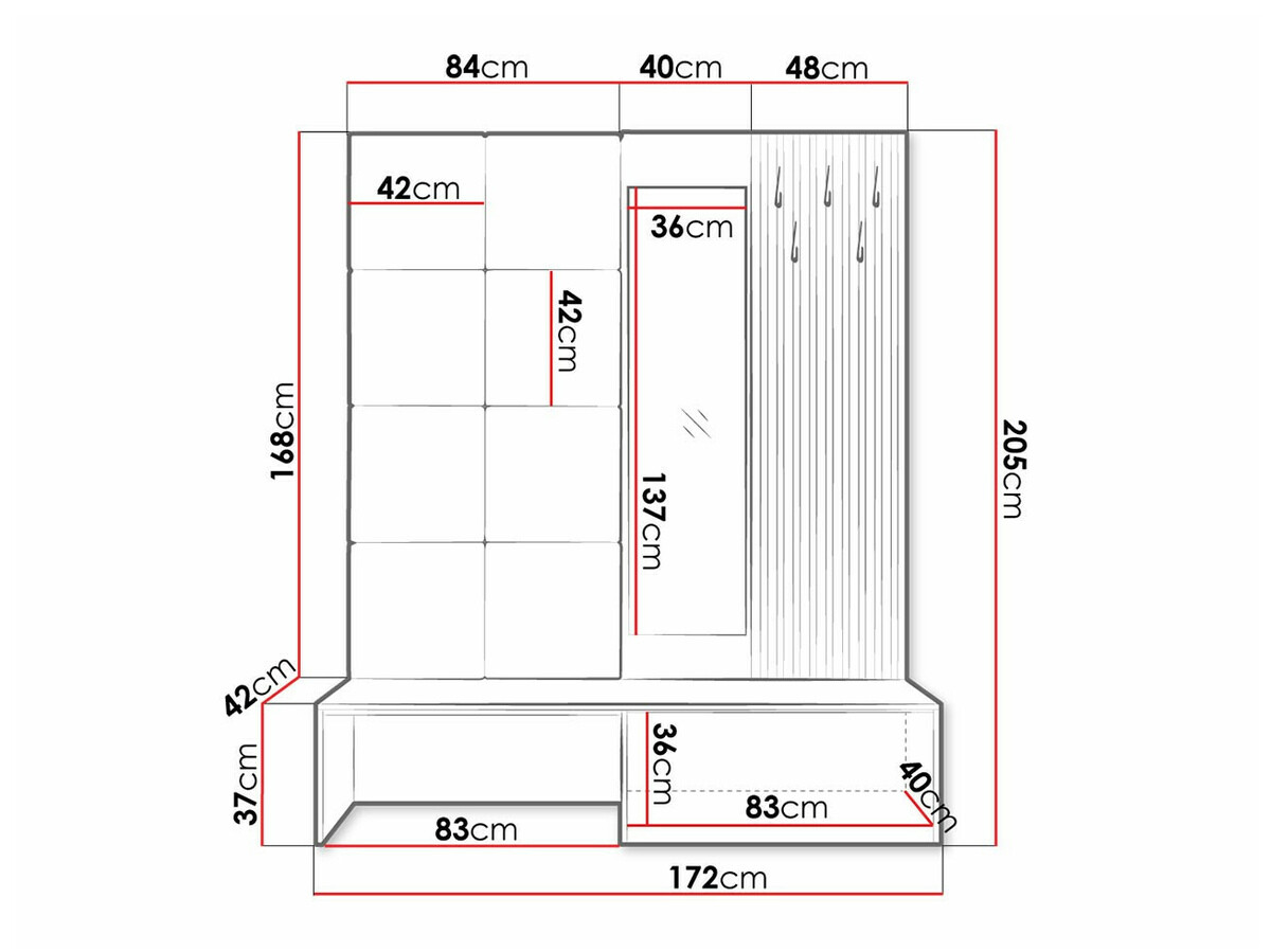 Gangmeubelset Fabor (Artisan eiken + Manila 02)