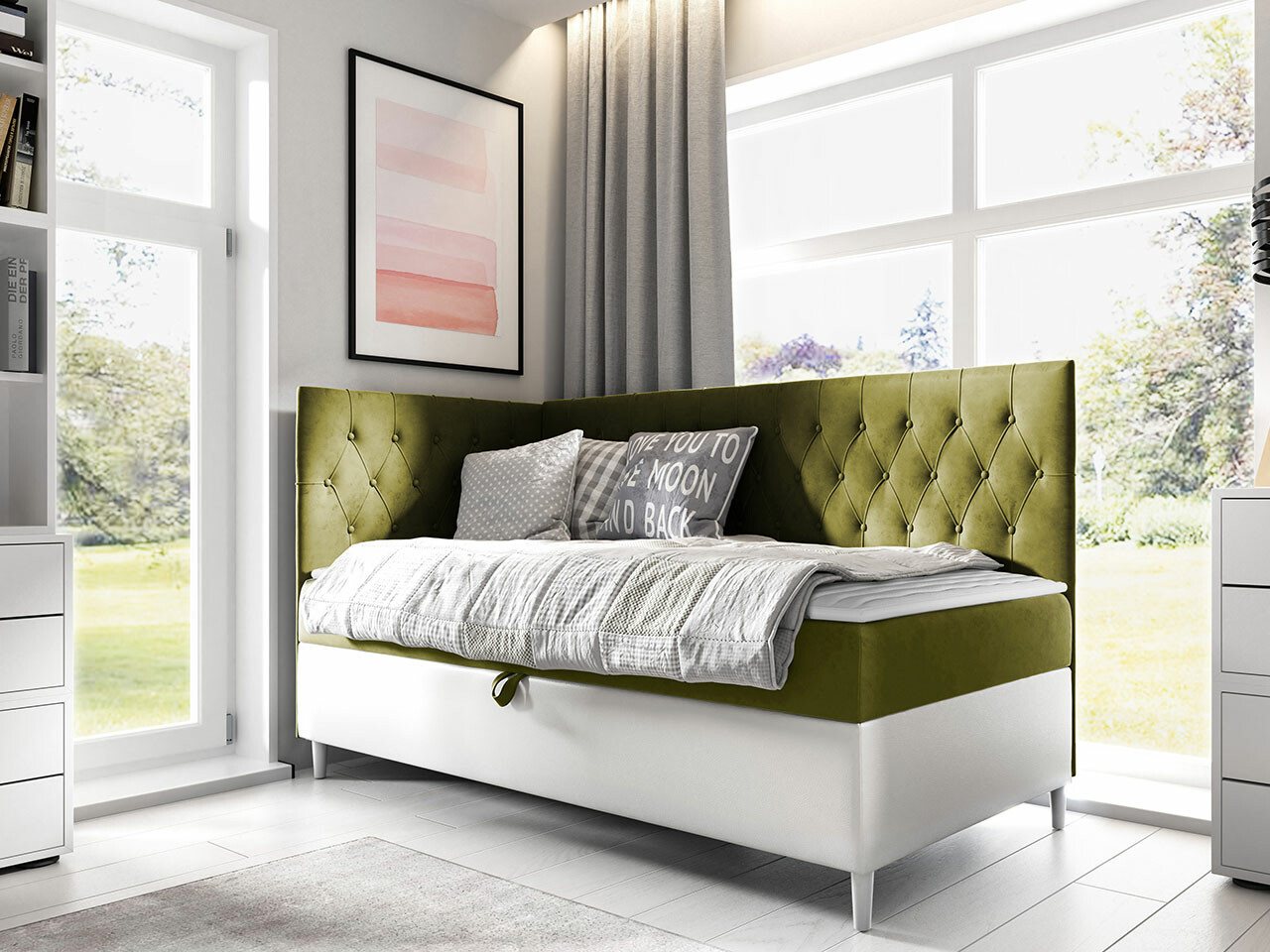 Boxspring Baltimore 167 (Soft 017 + Fresh 12)