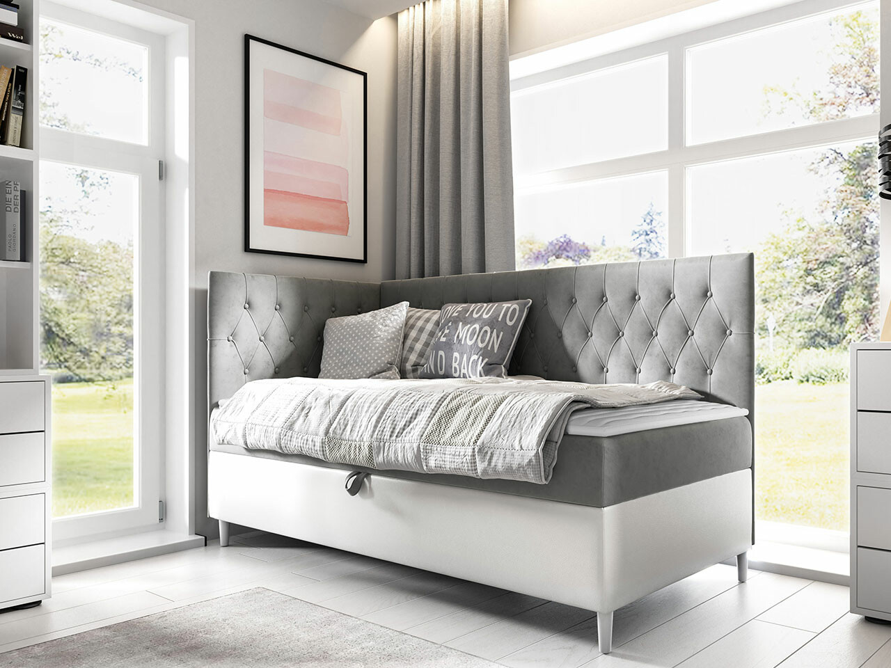 Boxspring Baltimore 167 (Soft 017 + Fresh 14)