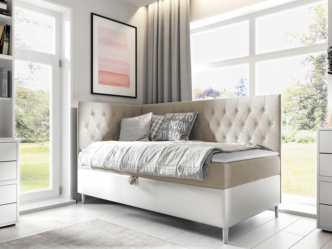 Boxspring Baltimore 167 (Soft 017 + Fresh 1)