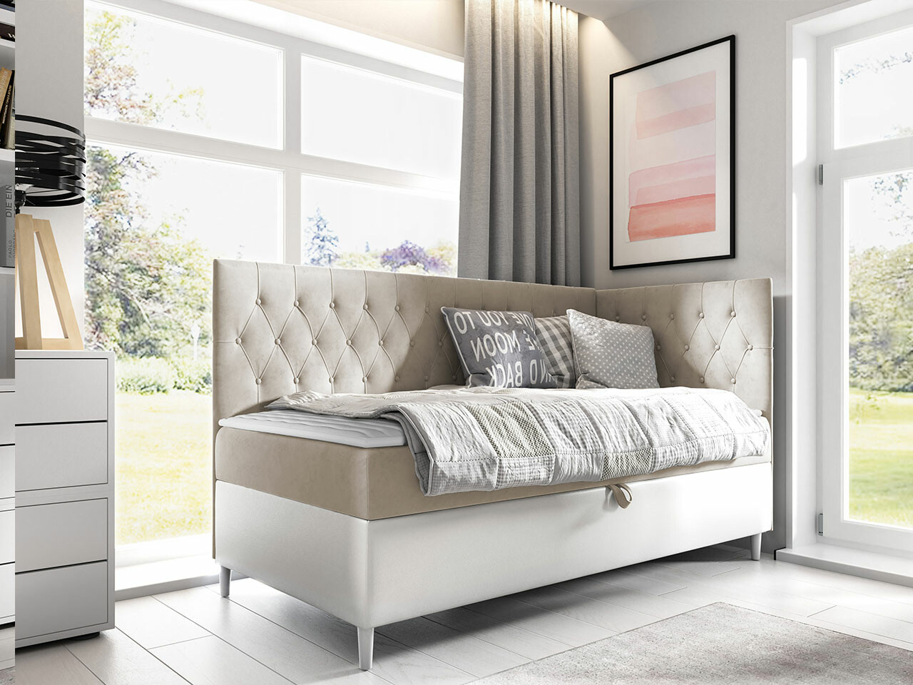 Boxspring Baltimore 167 (Soft 017 + Fresh 1)