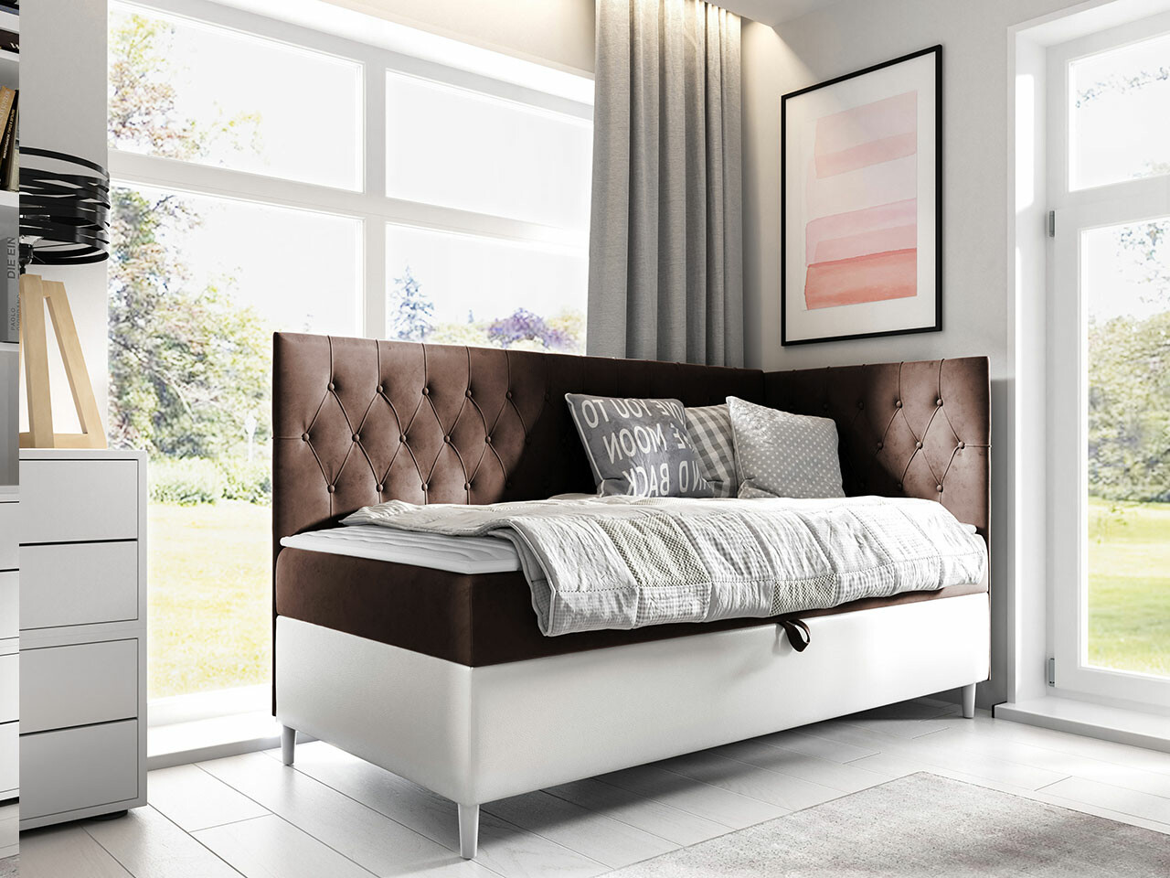 Boxspring Baltimore 167 (Soft 017 + Fresh 4)
