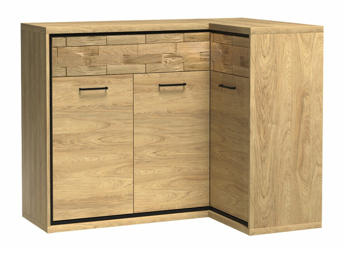 Hoekladekast Etrmoni 106 (Licht hout + Eiken)