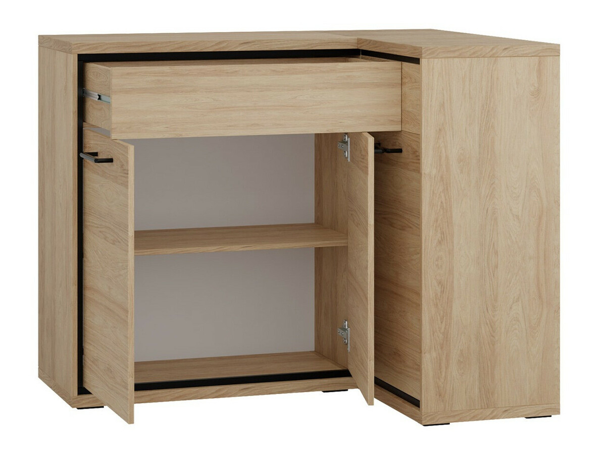 Hoekladekast Etrmoni 106 (Licht hout)