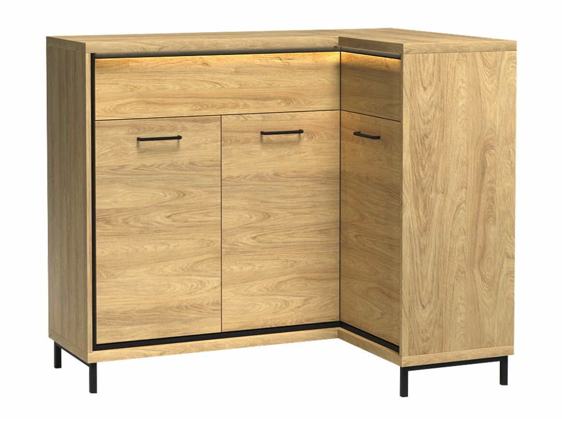 Hoekladekast Etrmoni 106 (Licht hout)