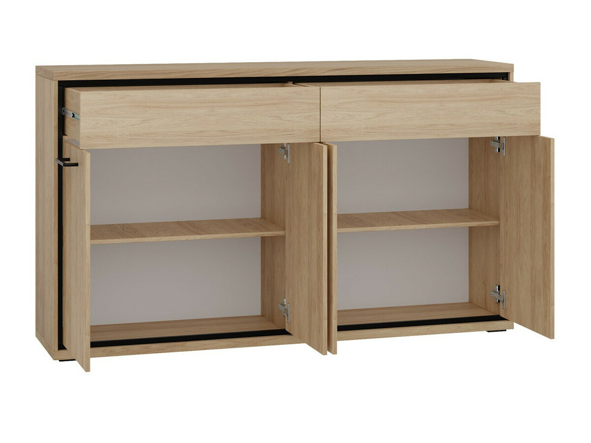 Ladekast Etrmoni 105 (Licht hout + Eiken)