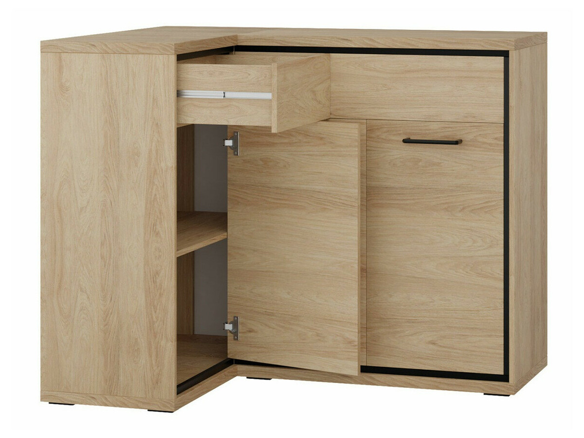 Hoekladekast Etrmoni 121 (Licht hout)